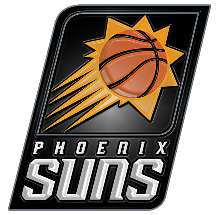 Phoenix Suns Plastic Effect Logo iron on paper